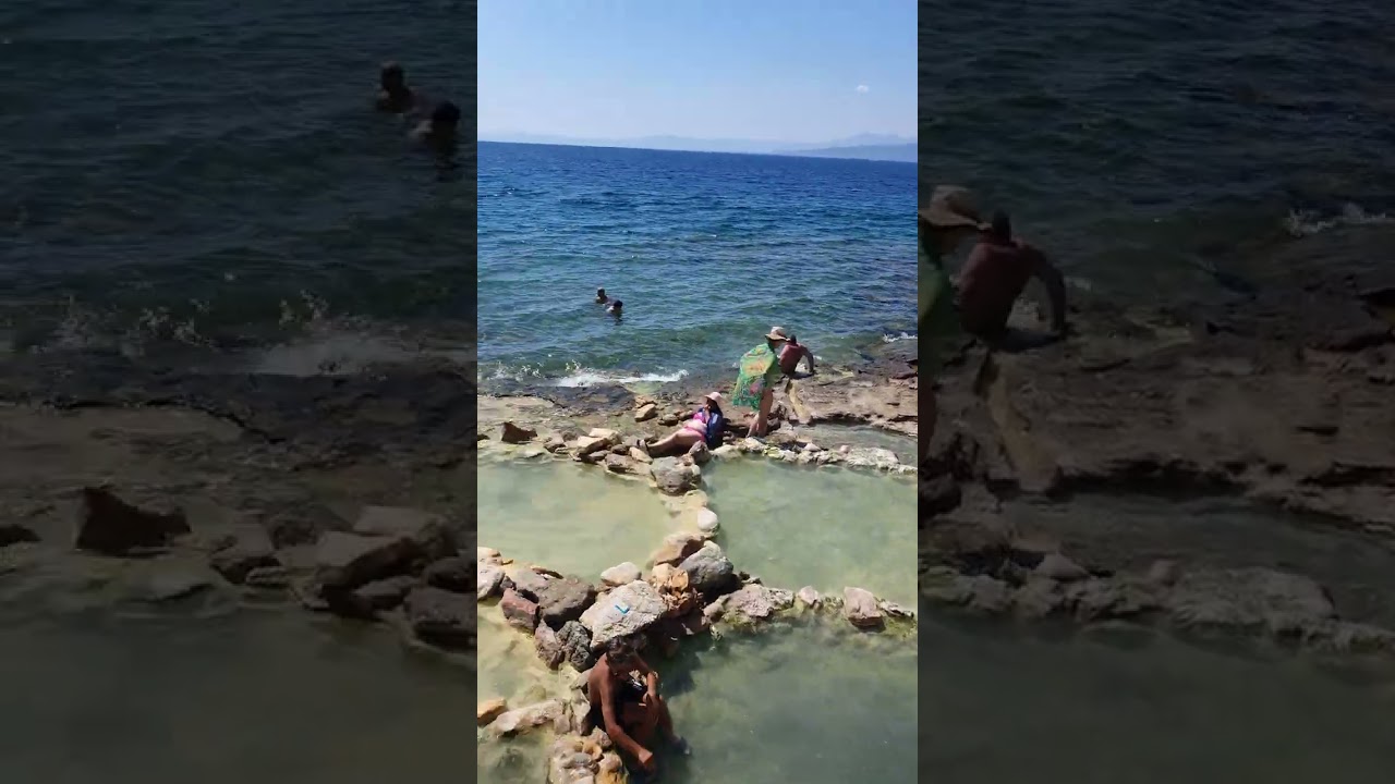 Греция ,остров Эвбея, Курорт Эдипсос , радоновые источники.