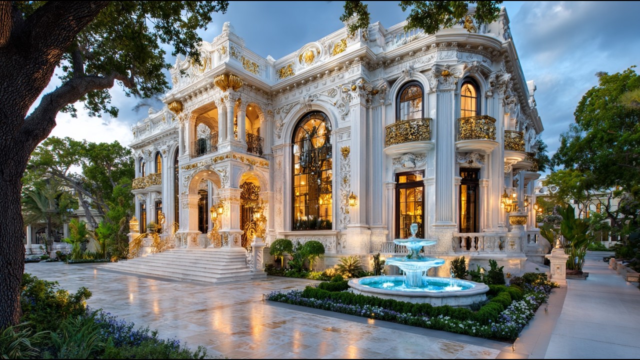 $120 Million Palace Mansion Tour ✨ Neo-Baroque Luxury Estate Revealed