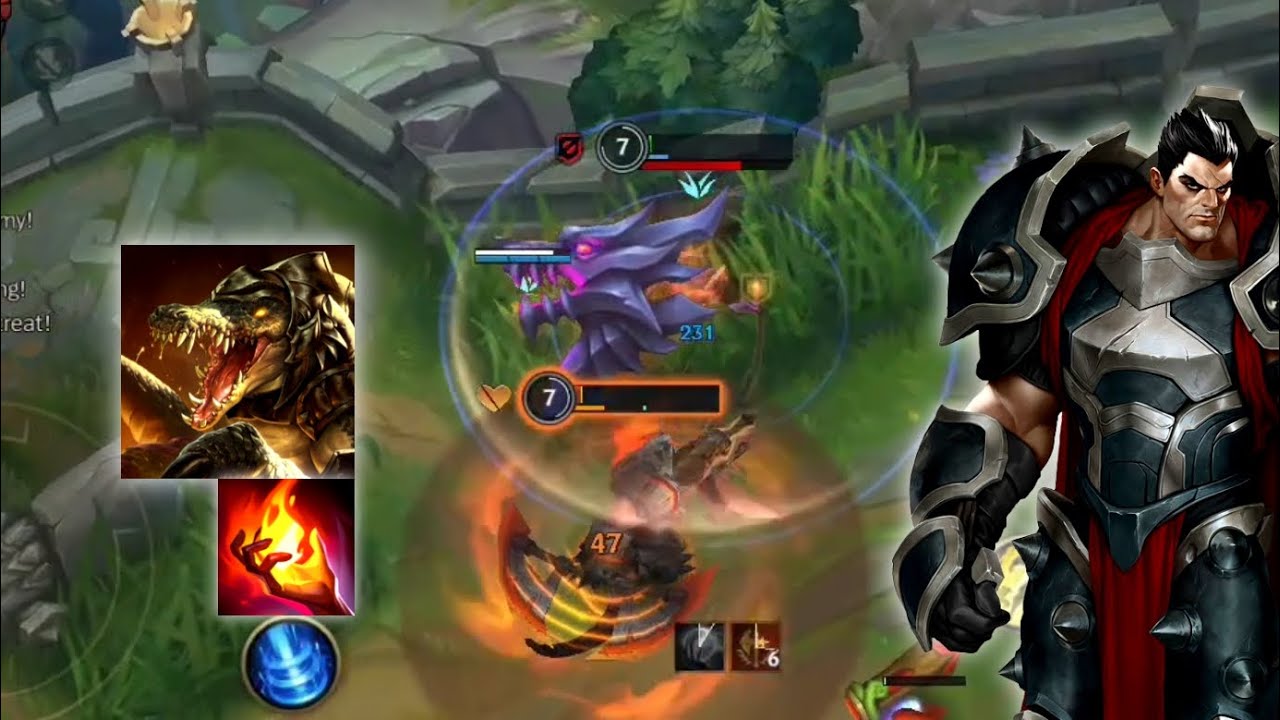 Wild Rift Darius Top Hard Carry Gameplay In Season 17