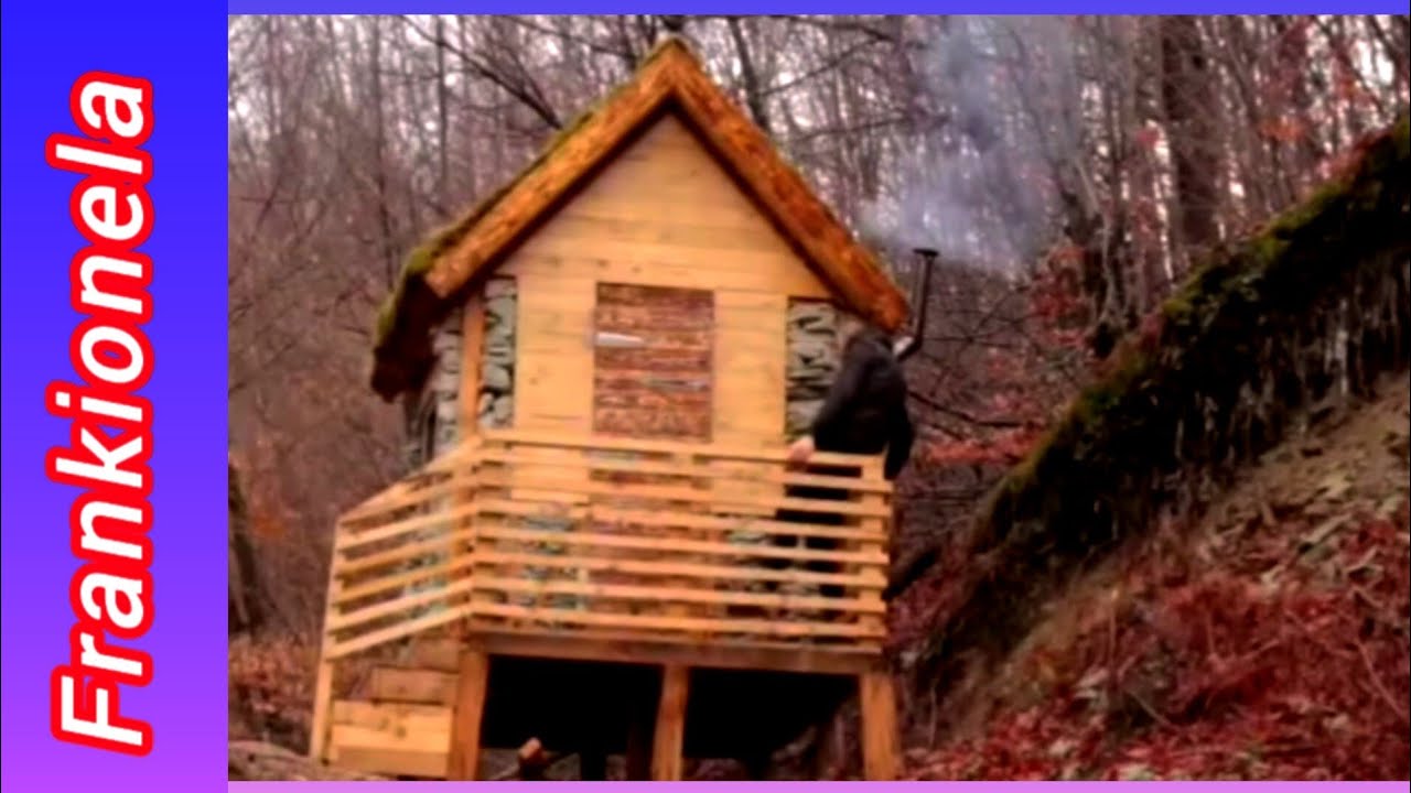 Construyendo una Cabaña Solo desde Cero | Building a Cabin Alone from Scratch