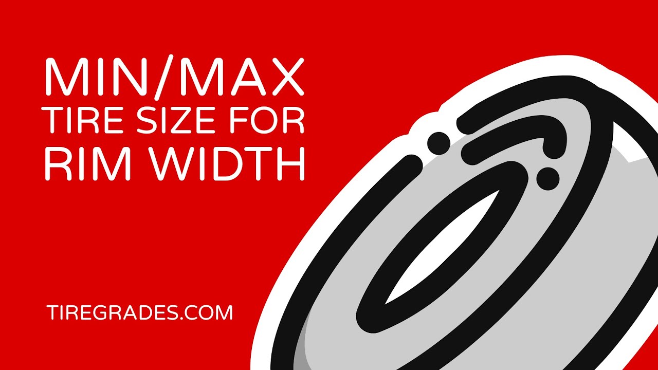 Min/Max Tire Size For Rim Width