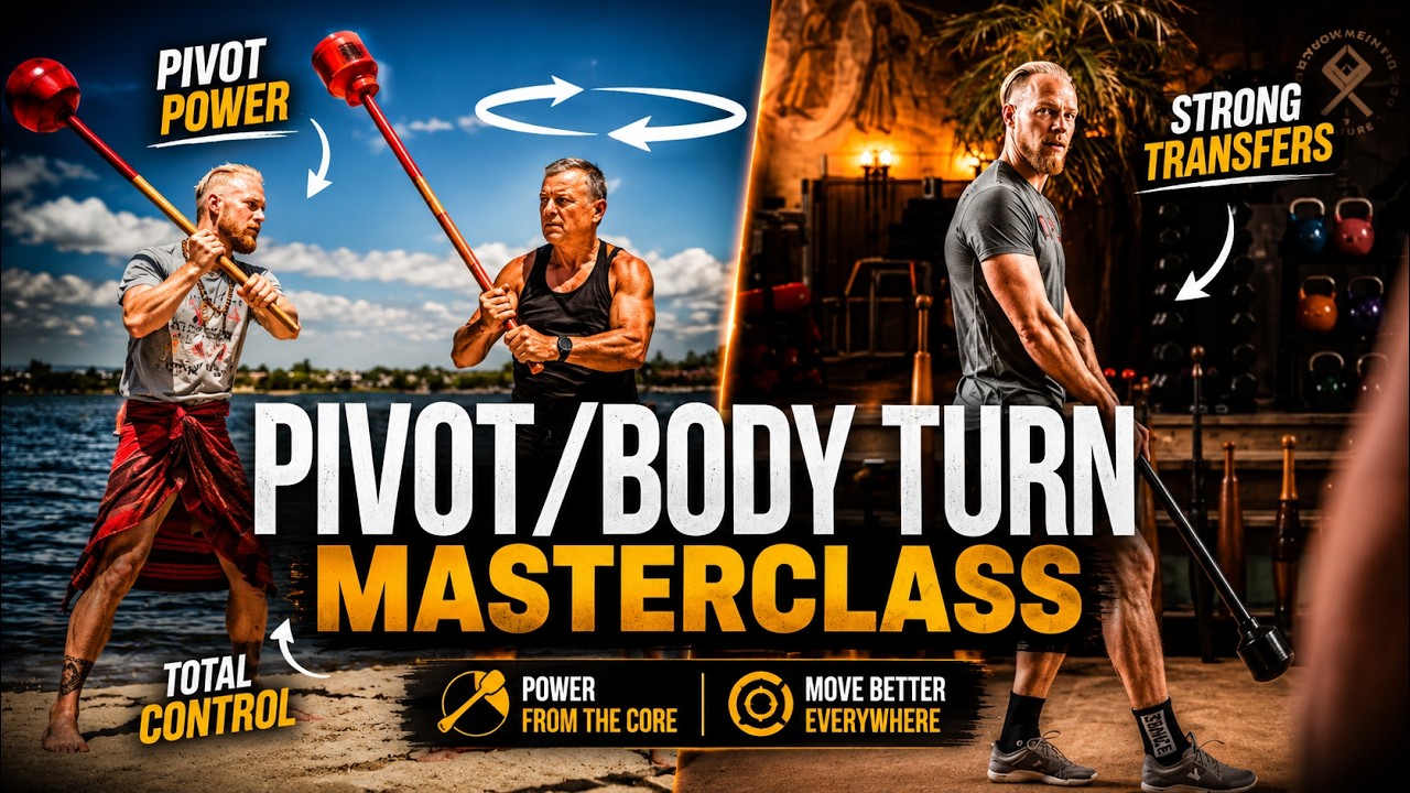 How to Pivot or Body Turn with Steel Mace, Macebell, Gada, Indian Clubs | Pivot Masterclass