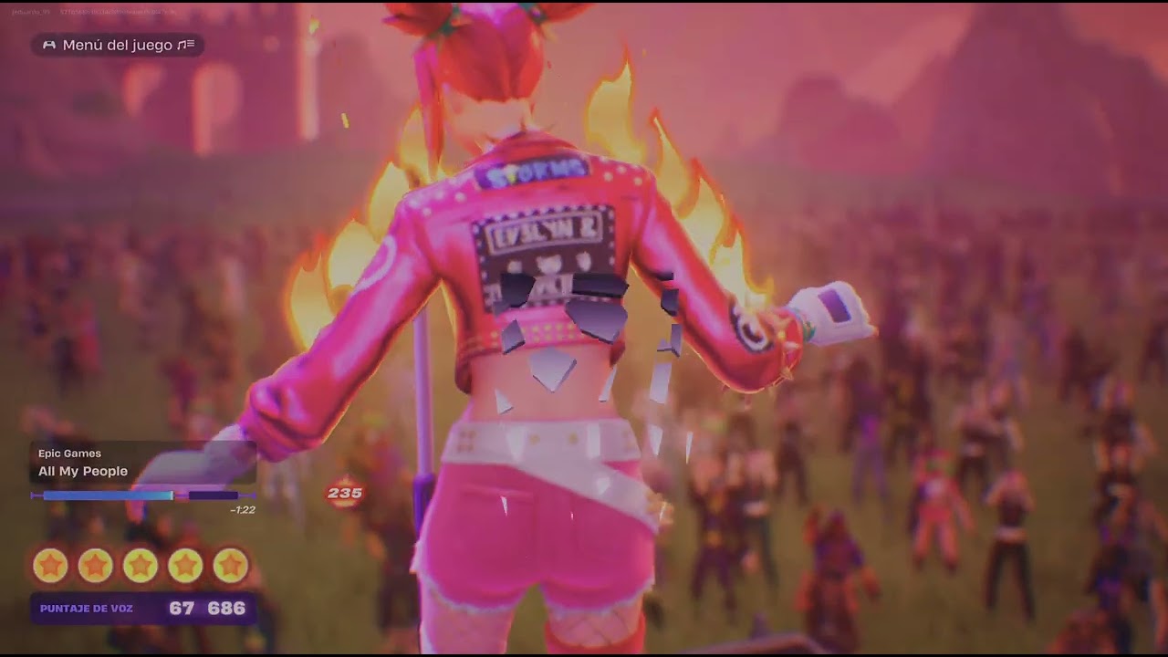 Fortnite Festival - All My People by Epic Games - on vocals