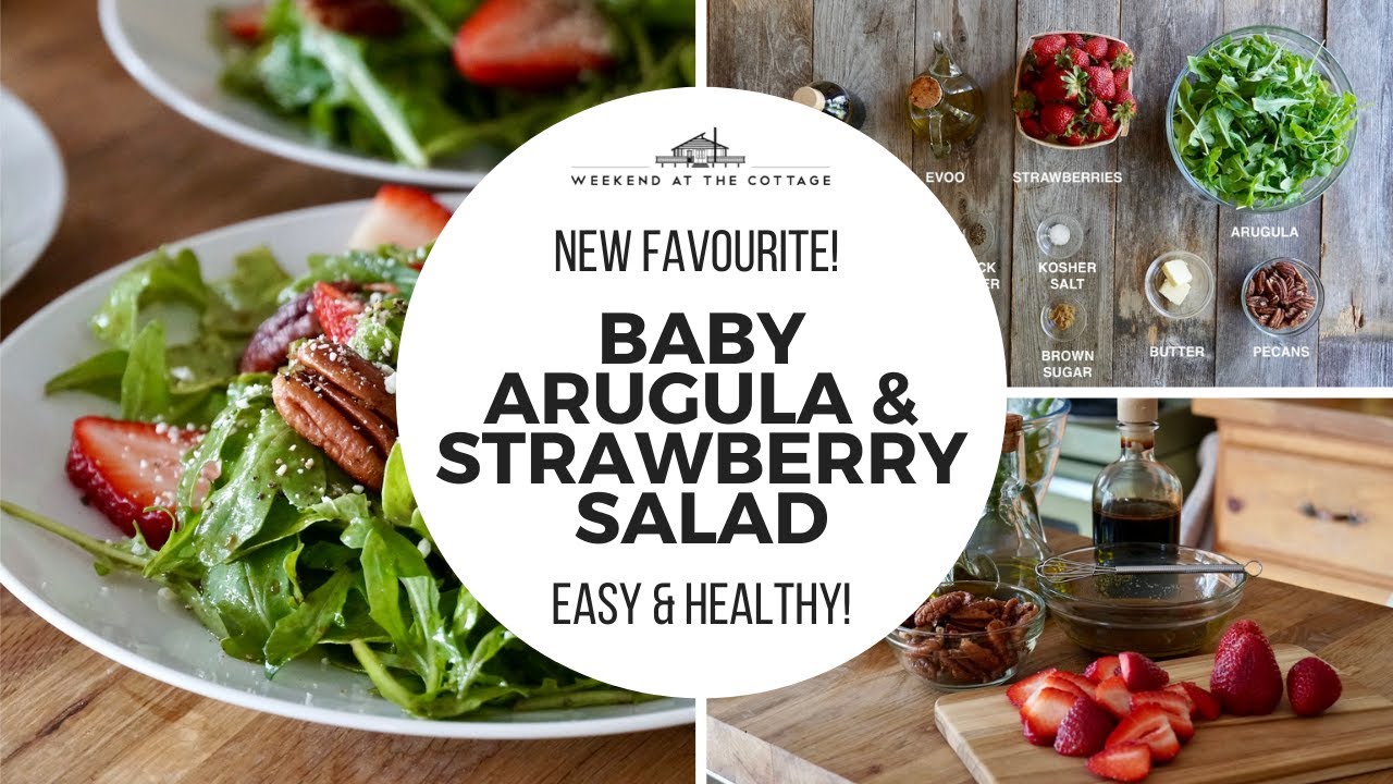 BABY ARUGULA & STRAWBERRY SALAD
