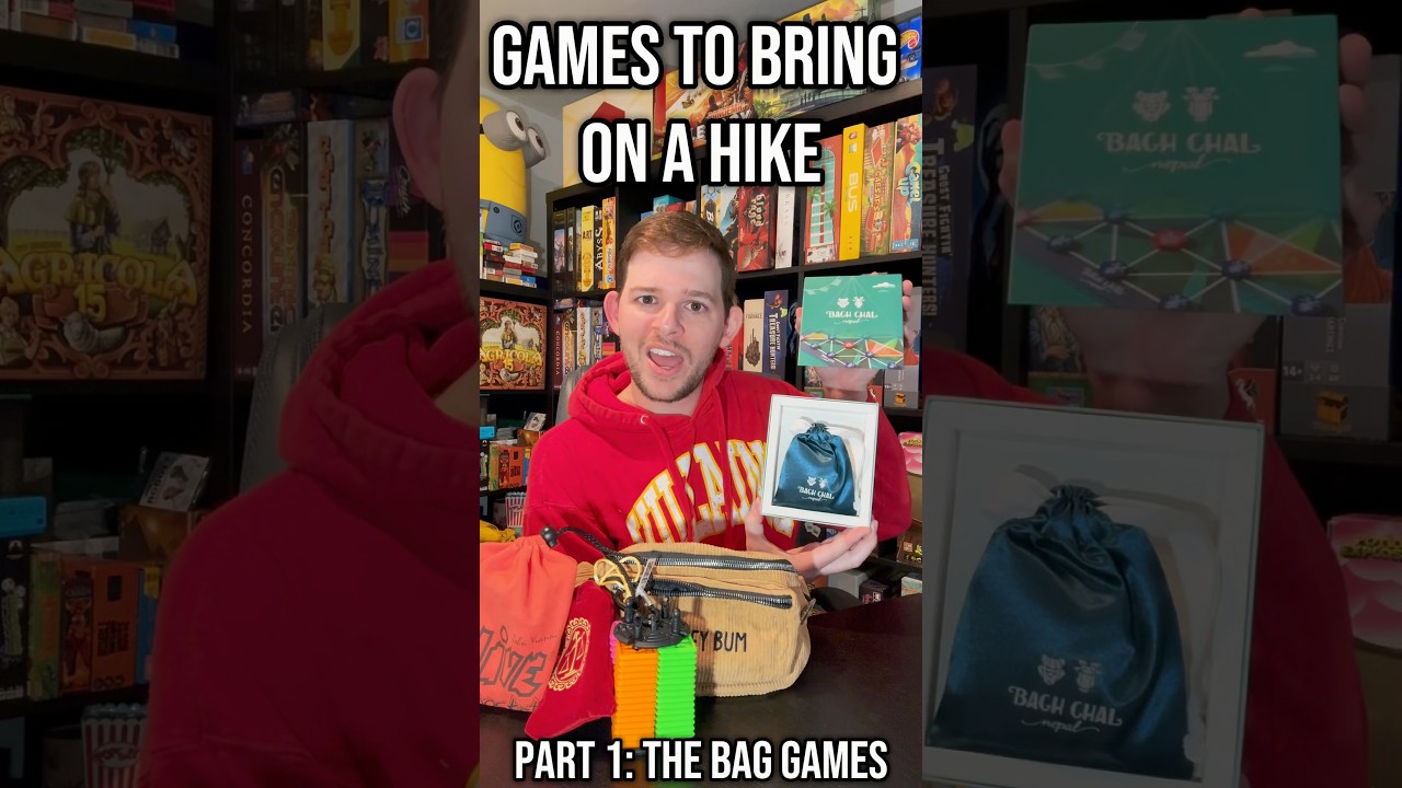 Games For Hikers, Pt 1: Bag Games #boardgames #hiking #travel #familyfriendly #gamenight #review