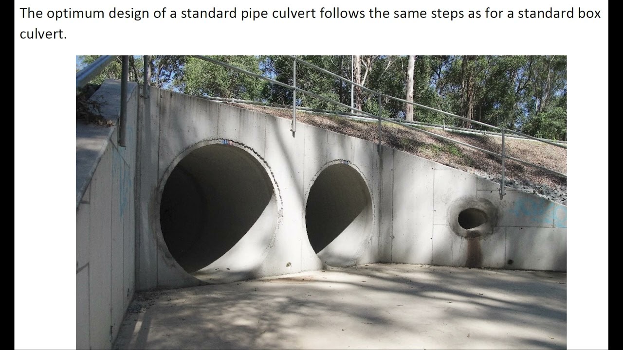 Hydraulic Design of Standard Culvert (3) Pipe culverts