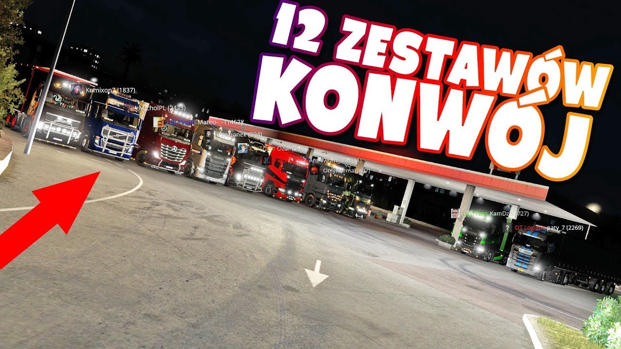 21  12 OSÓB W KONWOJU  niespodziewane wypadki    ETS 2 MP PROMODS