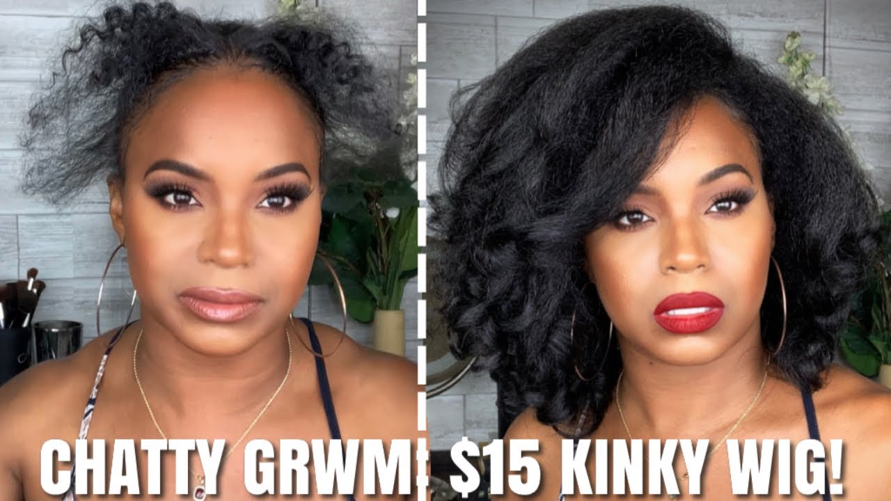 $15 FINGERCOMBER KINKY WIG DUPE! |CHATTY GRWM | SENSATIONNEL BOSS LADY | ALWAYSAMEERA
