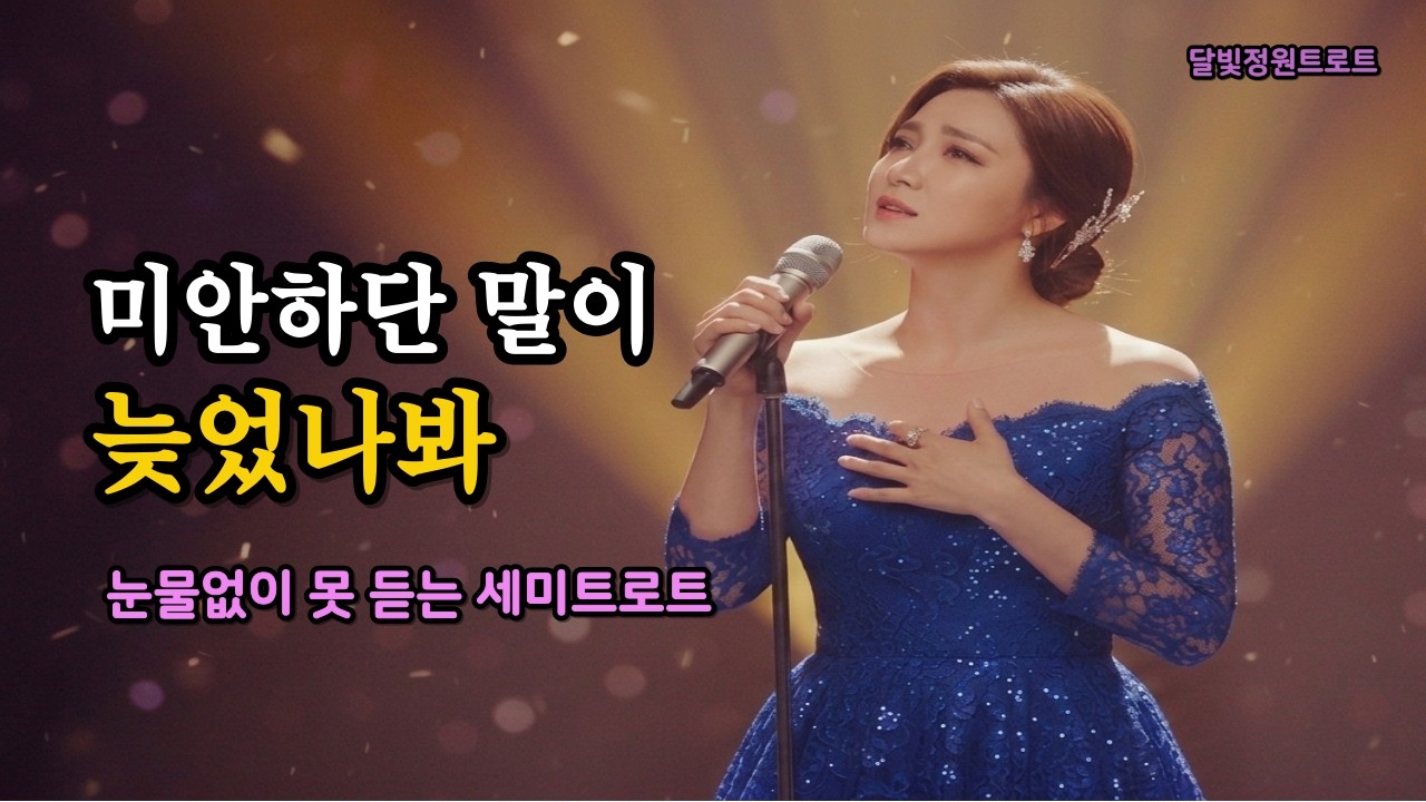 이별은 네가 먼저였잖아...미안하단 말이 늦었나봐  | 7080 감성세미트로트 5곡 모음