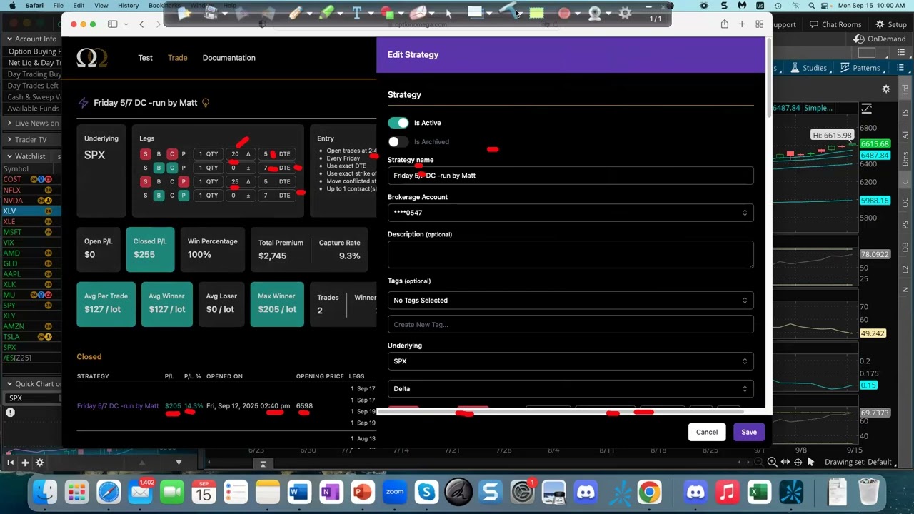 Three Profitable Automated Options Trades