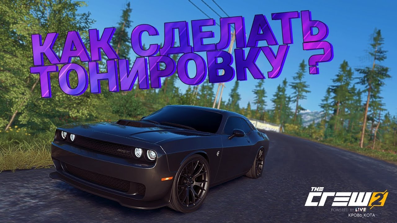 Как сделать тонировку в The Crew 2 ? Гайд по The Crew 2