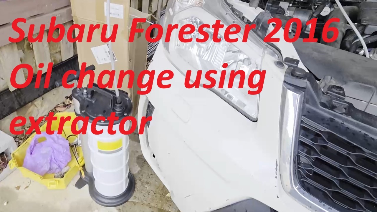 Замена масла в Subaru Forester 2016: самый простой способ обслуживания.