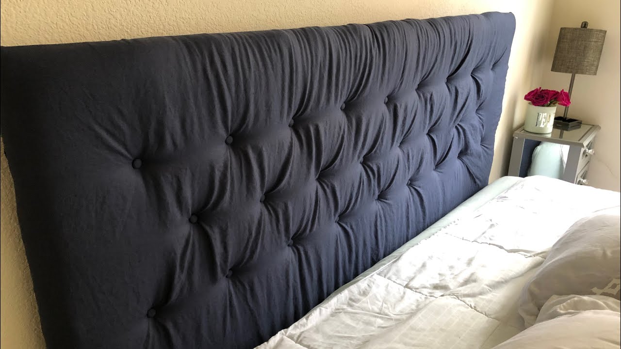 CARDBOARD BOXES TO HEADBOARD !! HOW TO MAKE YOUR OWN TUFTED HEADBOARD |DIY HEADBOARD|