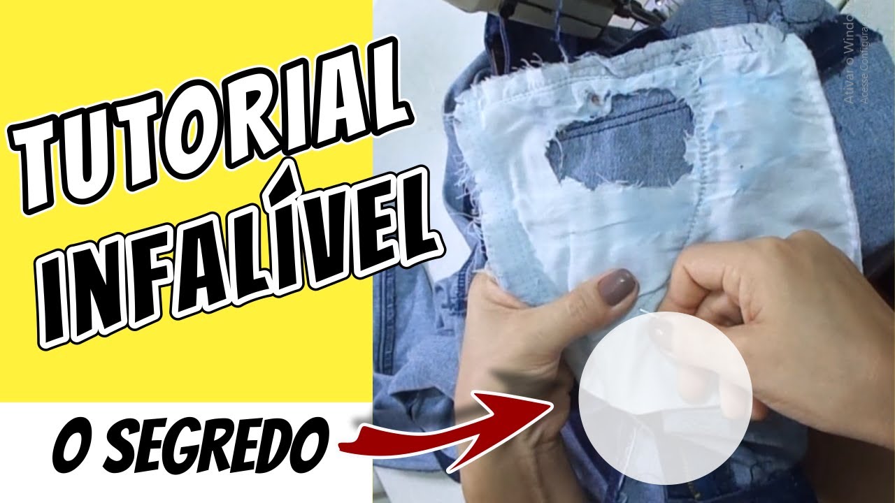 BOLSO DE CALÇA - Trocando Forro Fácil