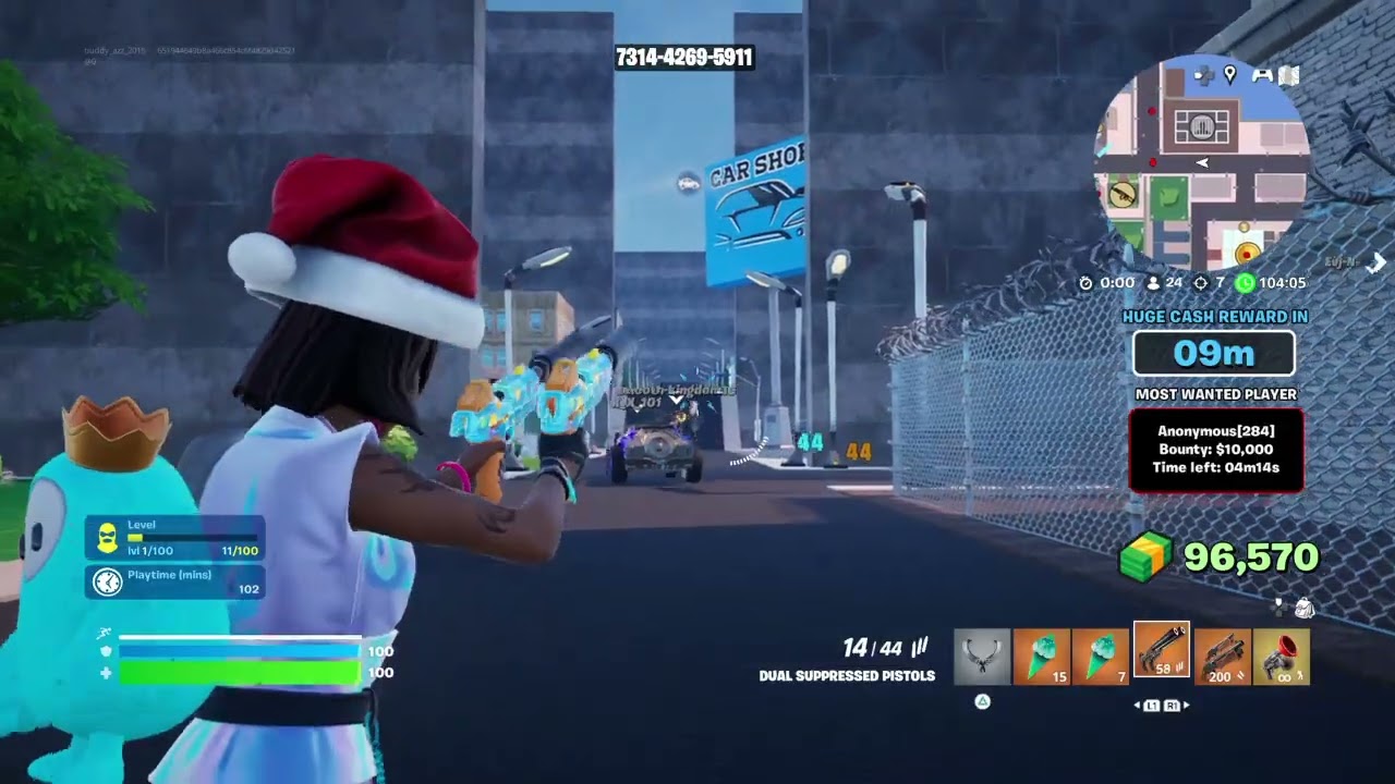Fortnite the hood game play