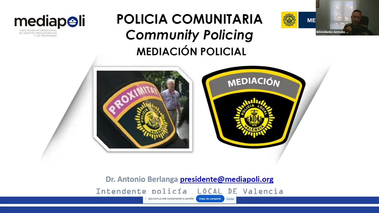 Mediación policial, por el Presidente de MEDIAPOLI, Antonio Berlanga.