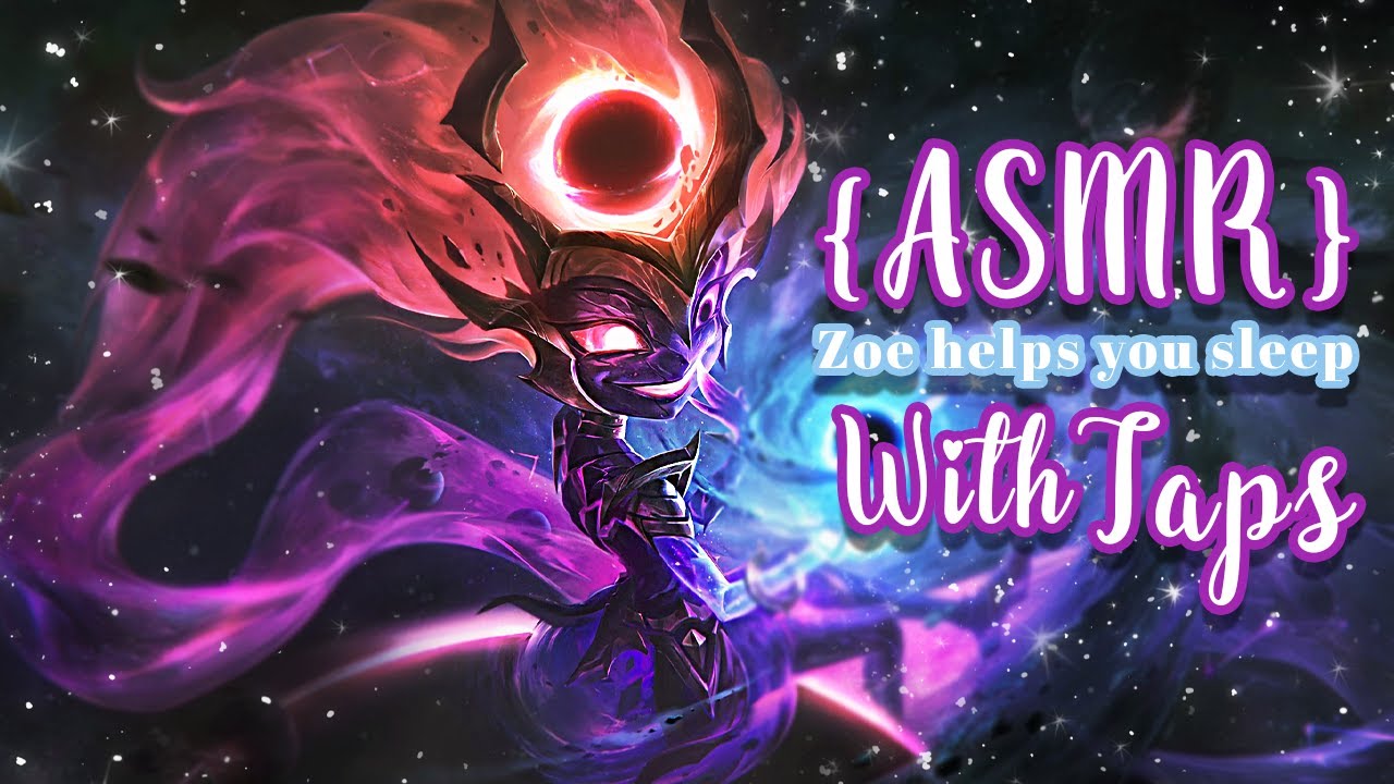 【ASMR】✨Dark Star Zoe helps you sleep with some Taps🖤