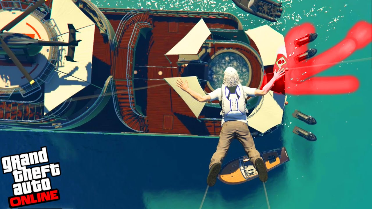 GTA V - Online - PULAR DO HELICÓPTERO E CAIR NA JACUZZI! EU E O EXCELÊNCIA BRIGAMOS?