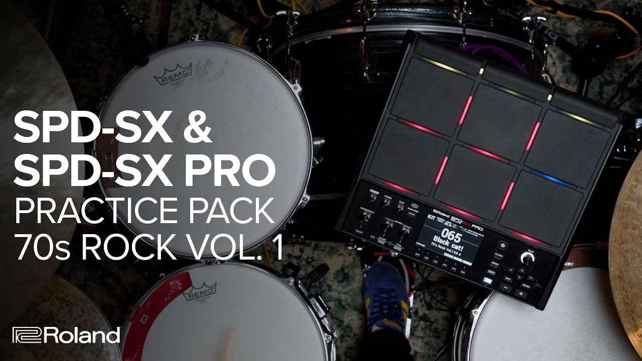 Roland SPD-SX and SPD-SX PRO | Roland Cloud Practice Pack: ‘70s Rock Vol. 1