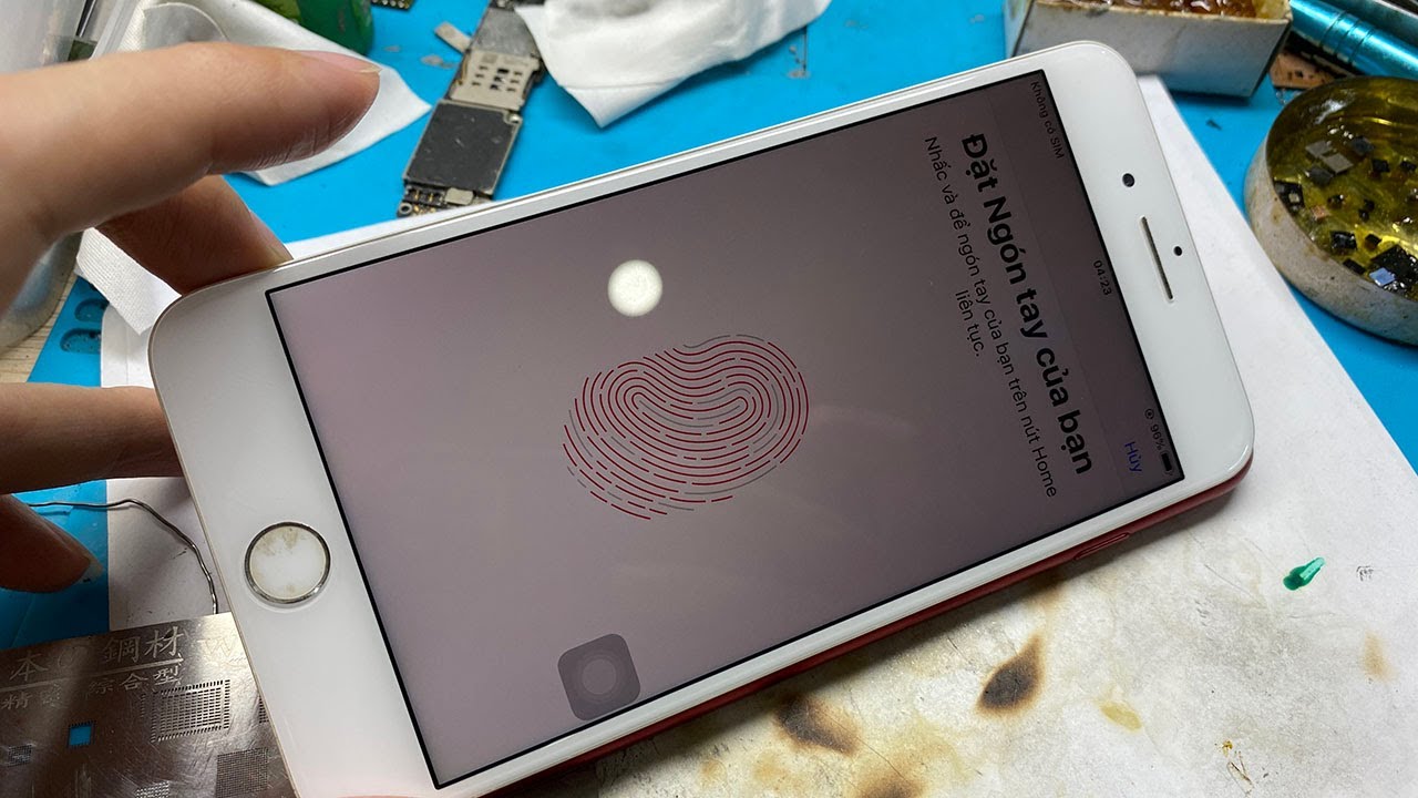 Sửa iPhone 7 Plus không nhận nút home, hao nguồn