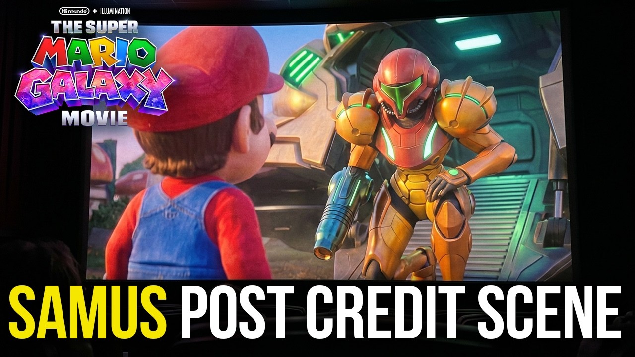 The Super Mario Galaxy Movie (2026) | POST-CREDIT SCENE - Samus & Smash Movie PITCH!