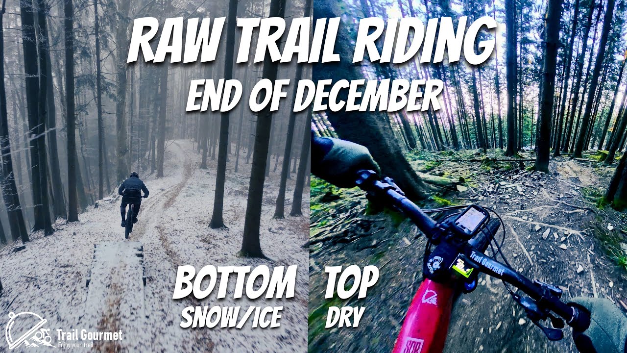 RAW trail riding end of December! Found my perfect winter setup! Tyres with endless grip! YT Decoy