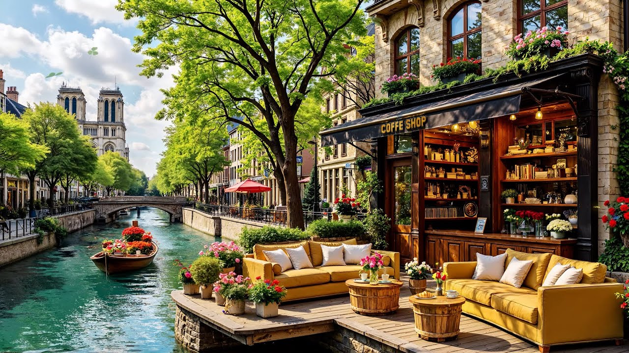 Relax Jazz Music🌈Luxurious Coffee Shop Ambience for Study & Work🎶☕Gentle Jazz