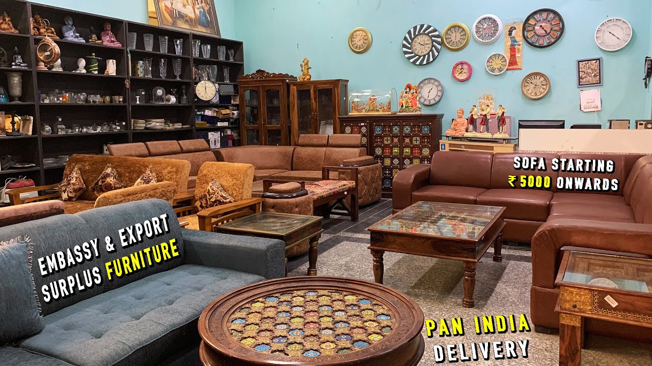Buy Embassy & Export Surplus Furniture || Sofa, Bed, Dining Table || Cheapest Used Embassy Furniture
