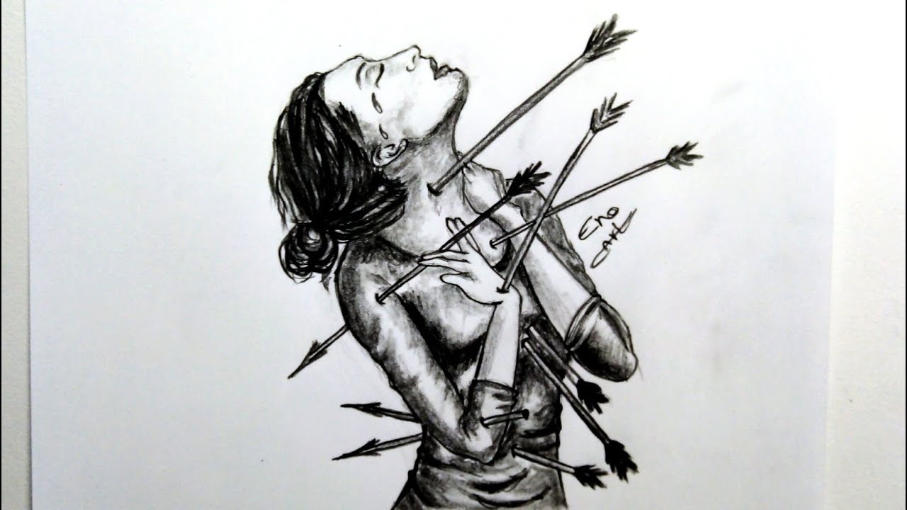 رسم سهل بالرصاص .. سلسلة الرسوم التعبيرية #29