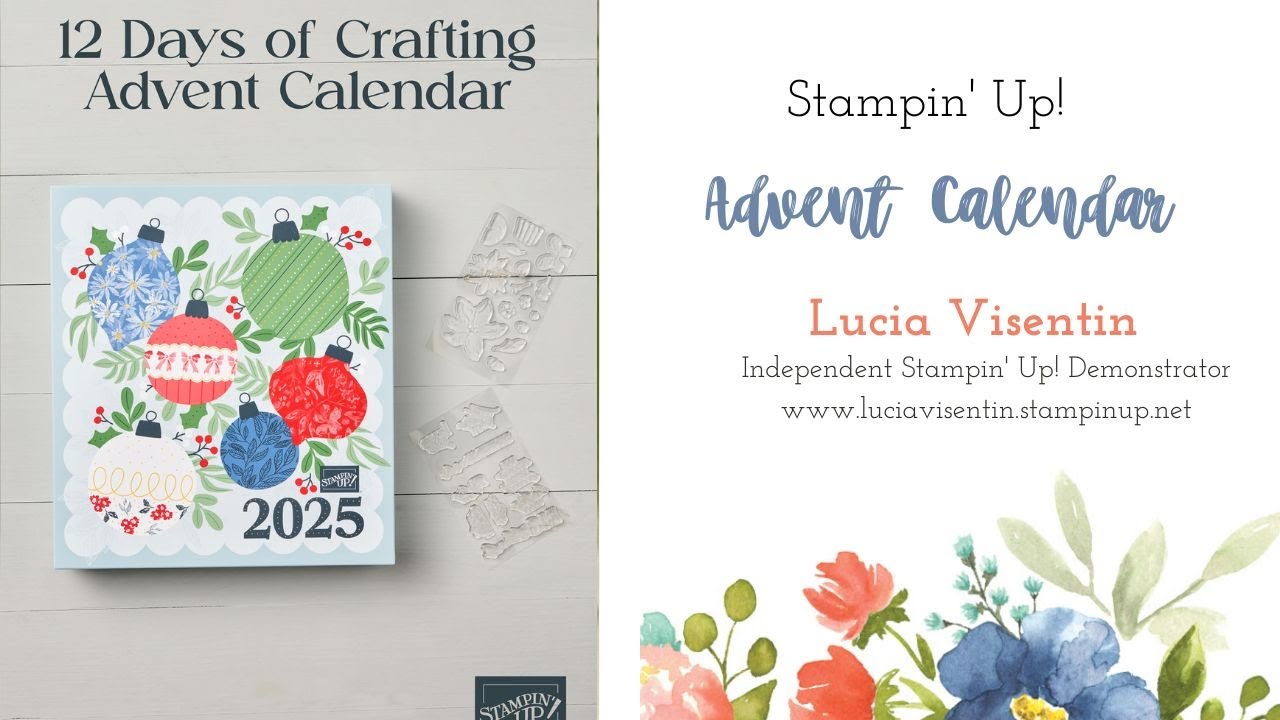 12 Days of Crafting Advent Calendar, Stampin' Up! | Weekly Reveal & Cardmaking Series