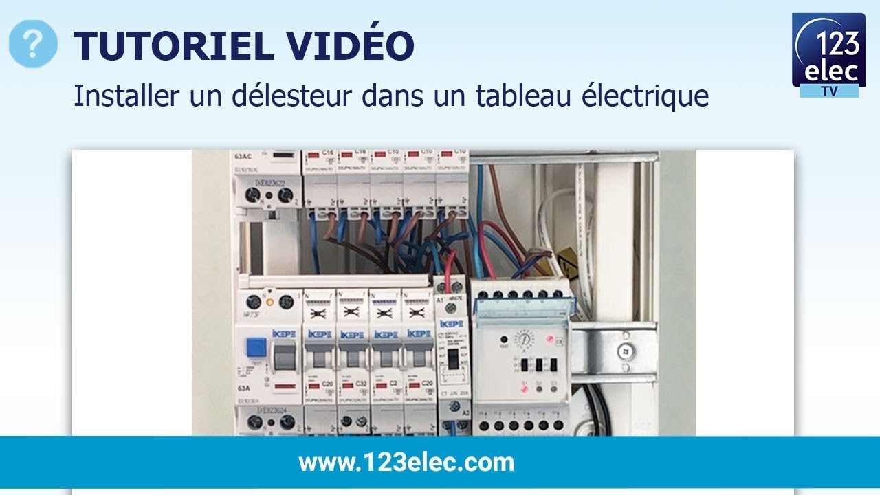 Installer un délesteur dans un tableau électrique