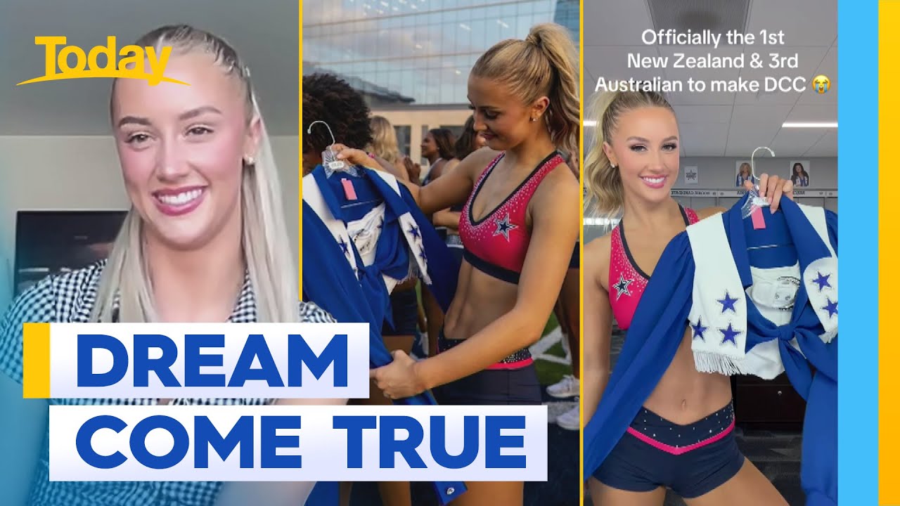 Aussie Faith Ward opens up about joining Dallas Cowboys Cheerleaders | Today Show Australia
