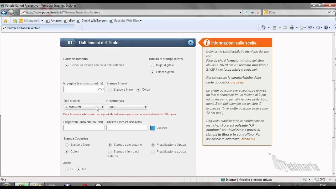 Tutorial - Come fare un Preventivo di stampa