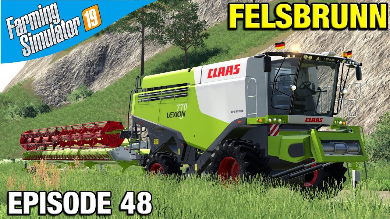Farming Simulator 19 Timelapse - Felsbrunn FS19 Episode 48 OUR NEW COMBINE