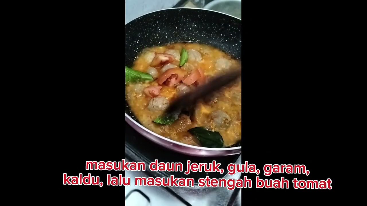 ide menu berbuka puasa paling simple. bakso mercon 
