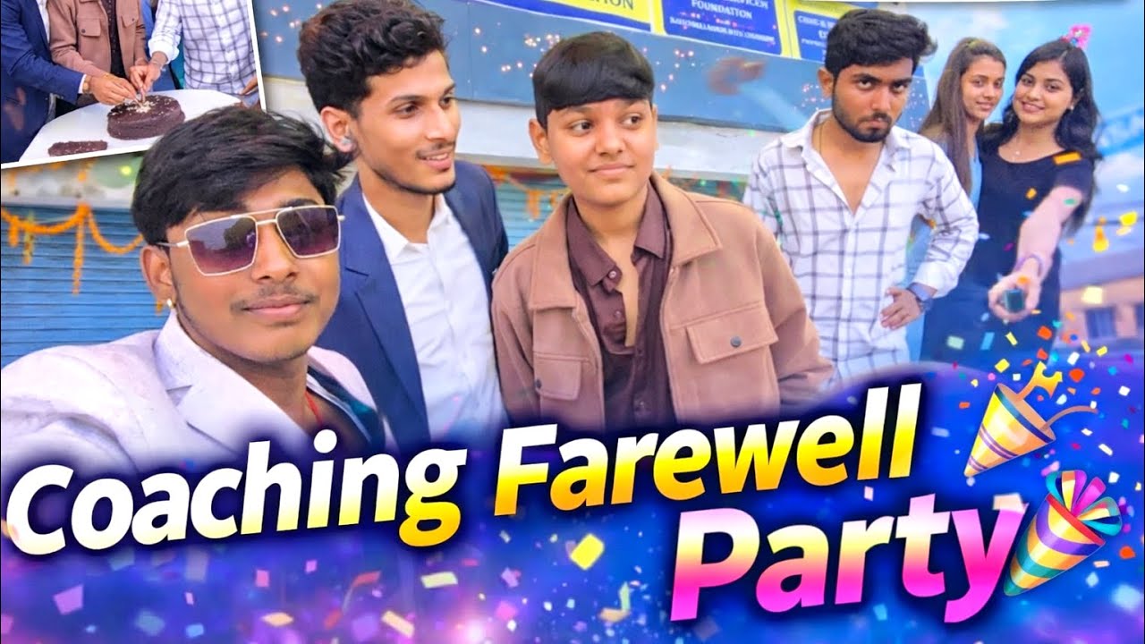 Celebrating Fairwell party in Couching. Vlog#13 🎉#viral #mahua #lifeisbutadream #s24ultra #vlog 