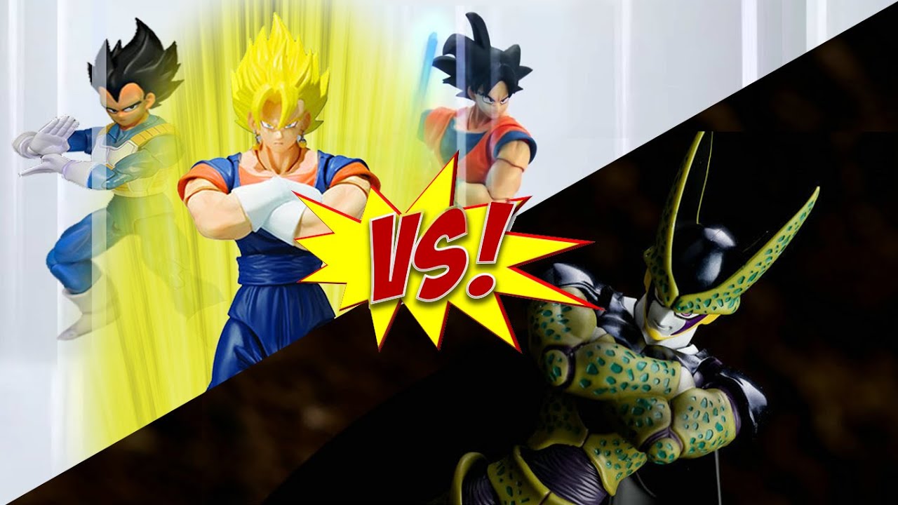 Dragon Ball Z Stop Motion -Super Vegetto (Goku y Vegeta) vs Cell..