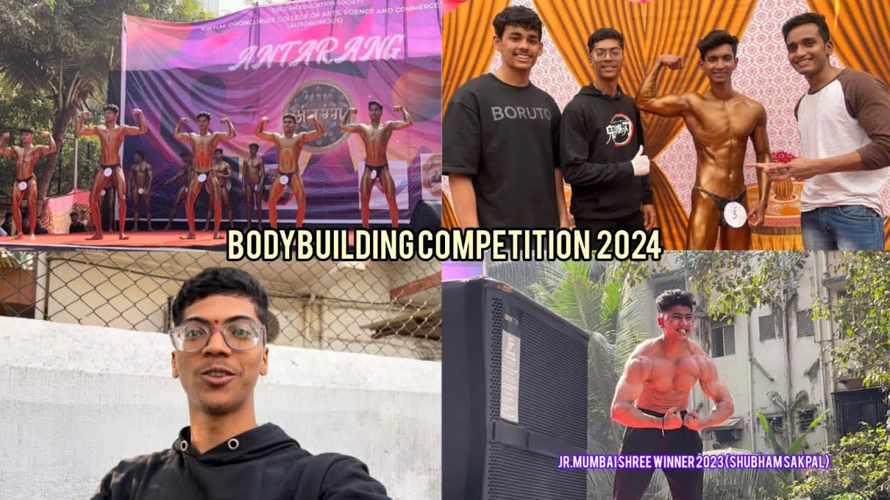 Antrang university bodybuilding competition 2024 | guest posing (shubham sakpal) | vlog 02 |