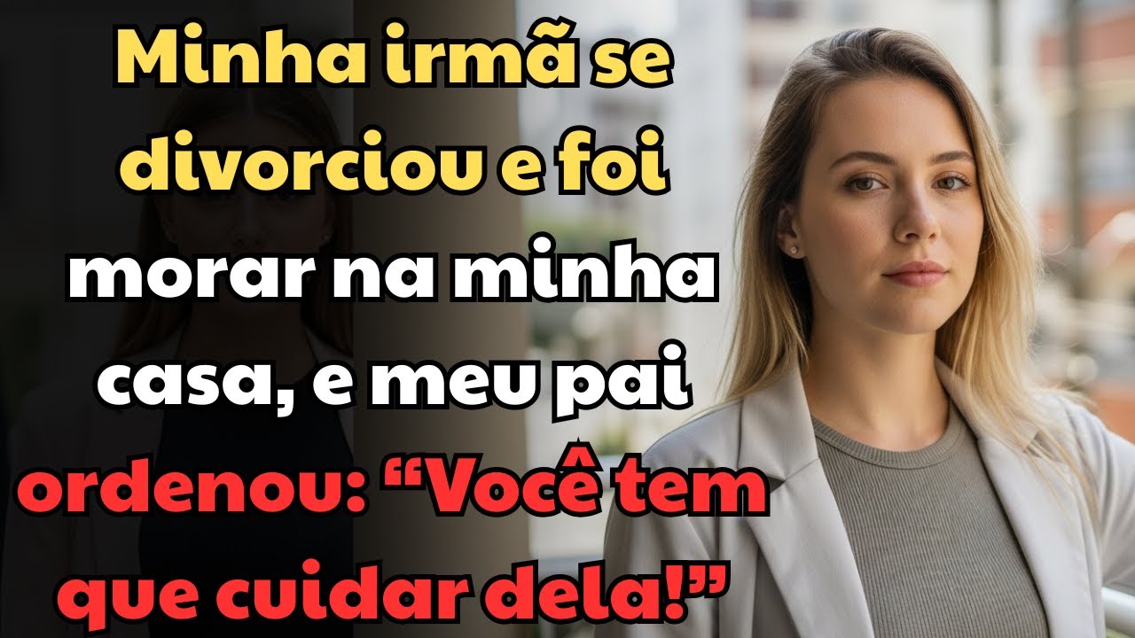 Minha irmã se divorciou e foi morar na minha casa, e meu pai ordenou: “Você tem que cuidar dela!”
