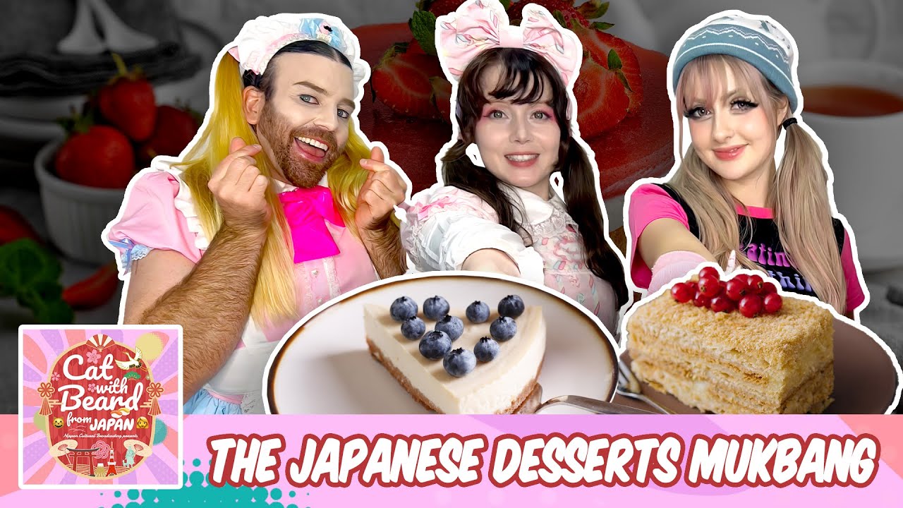Japanese Cake Taste Test with PiNKII (Natalia Natchan)