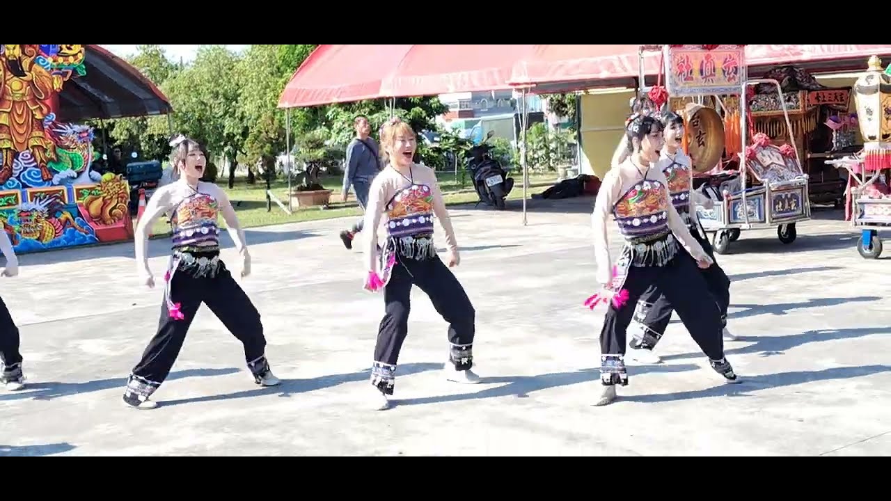 穎夢成舞蹈團表演3~中洲天師殿   台南仁德中洲北極殿乙巳年禳湟禳熒五朝謝恩消災祈安清醮遶境