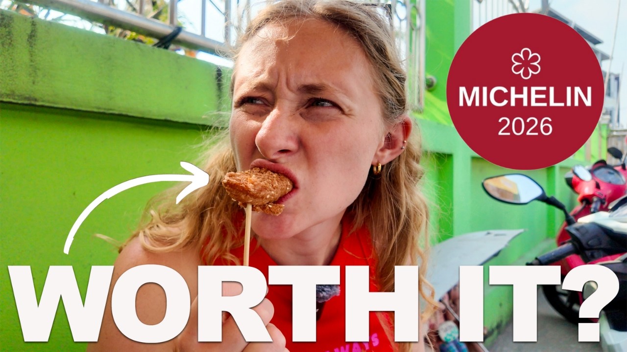 24 Hours Eating ONLY Michelin Street Food in Bangkok