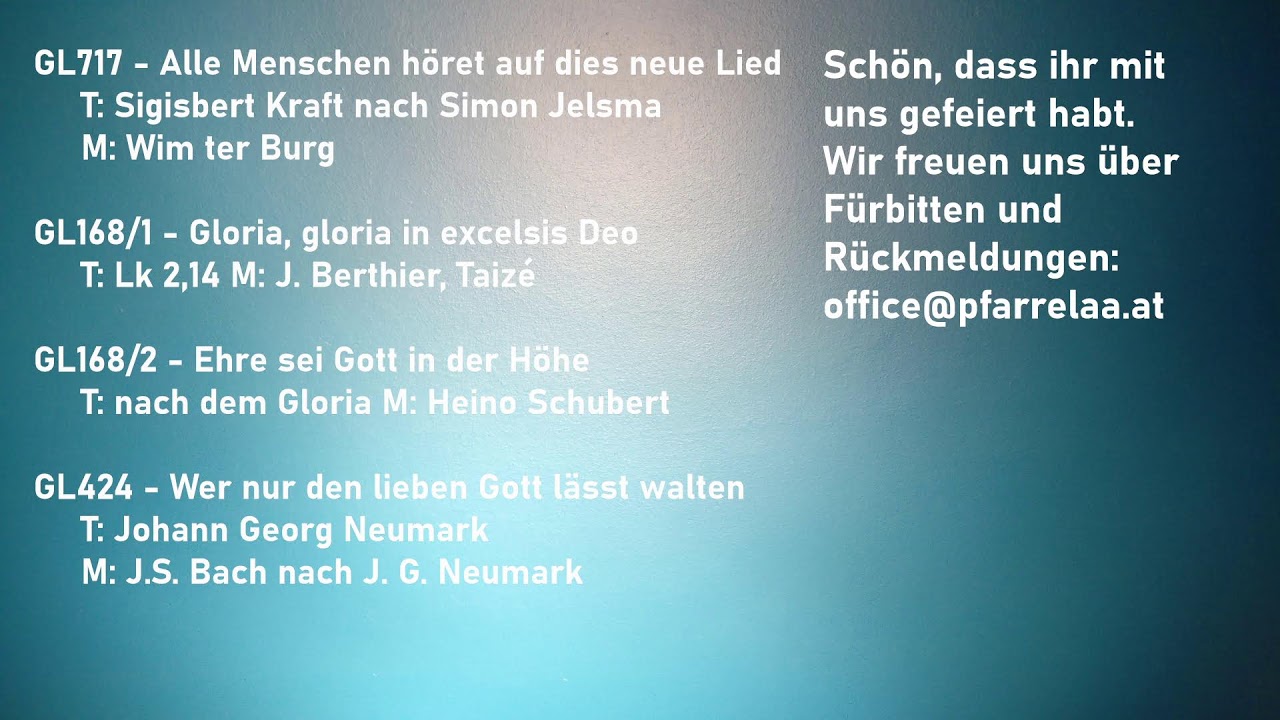 Hl. Messe am 1. Februar aus Laa/Thaya