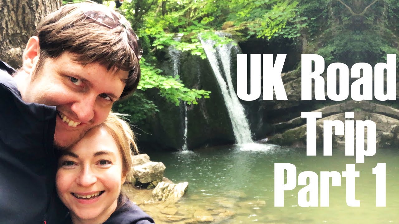 England to Scotland ROAD TRIP | Ingleton Waterfall Trail and Malham Cove