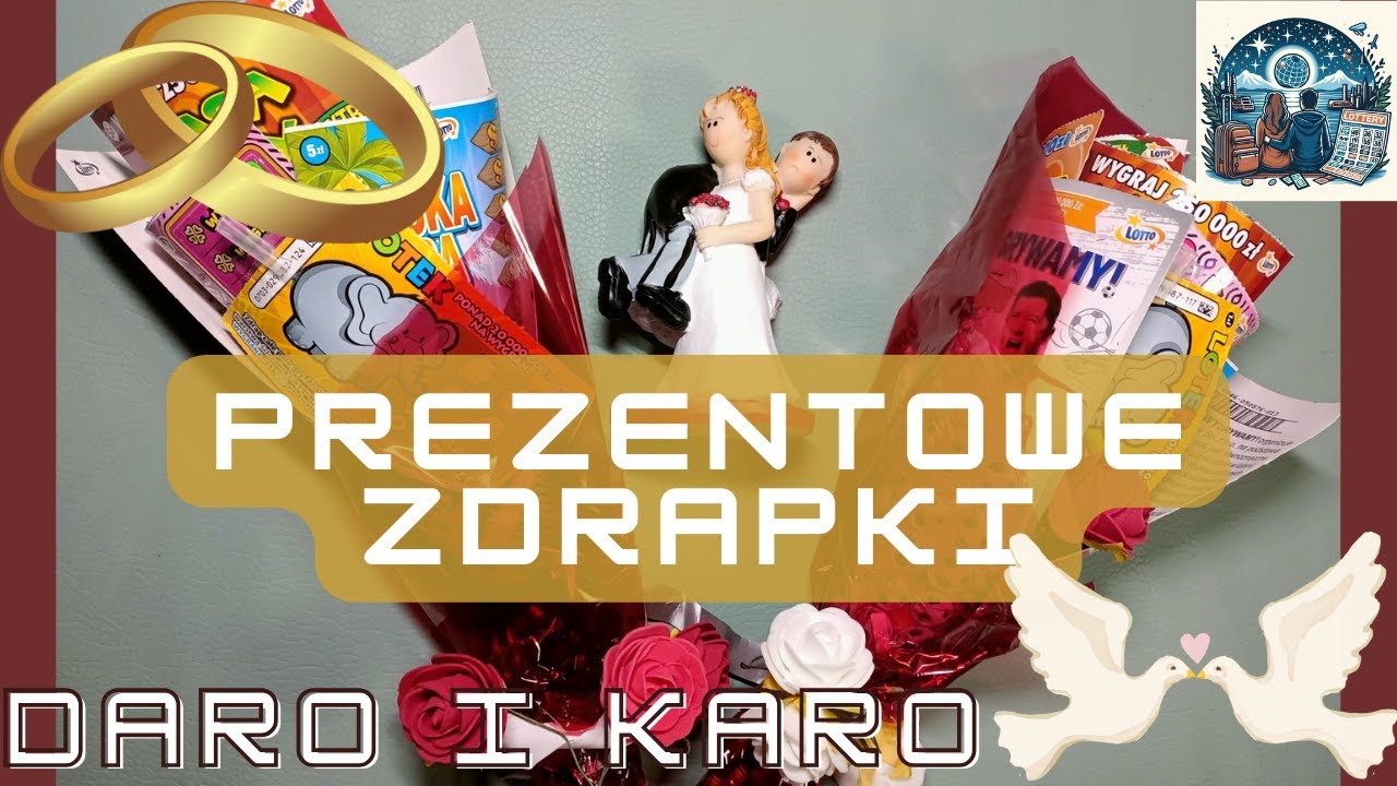 Daro i Karo. 💑. Ślubne zdrapki prezentowe cz.1. ODC #153 🩷👰💕