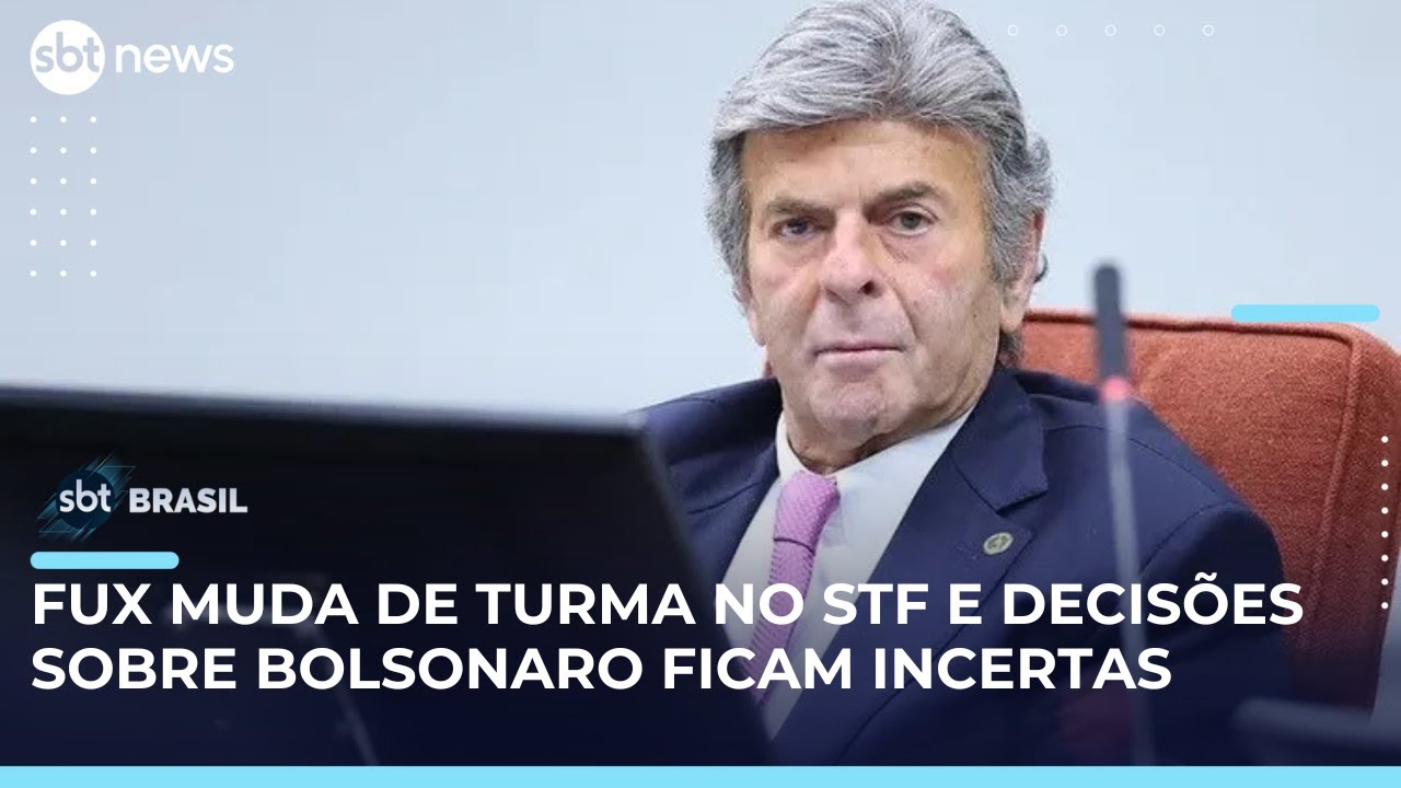 STF: Migra&ccedil;&atilde;o de Fux entre turmas gera d&uacute;vidas sobre processos de Bolsonaro | #SBTBrasil