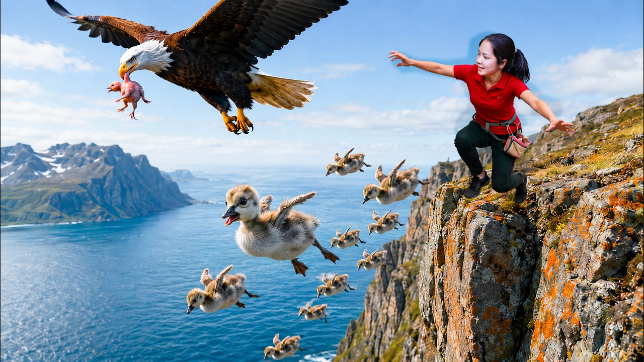 Harvest Newly Hatched Ducklings, Duck Eggs in Swamp to Sell | 365 Days of Survival in the Wilderness