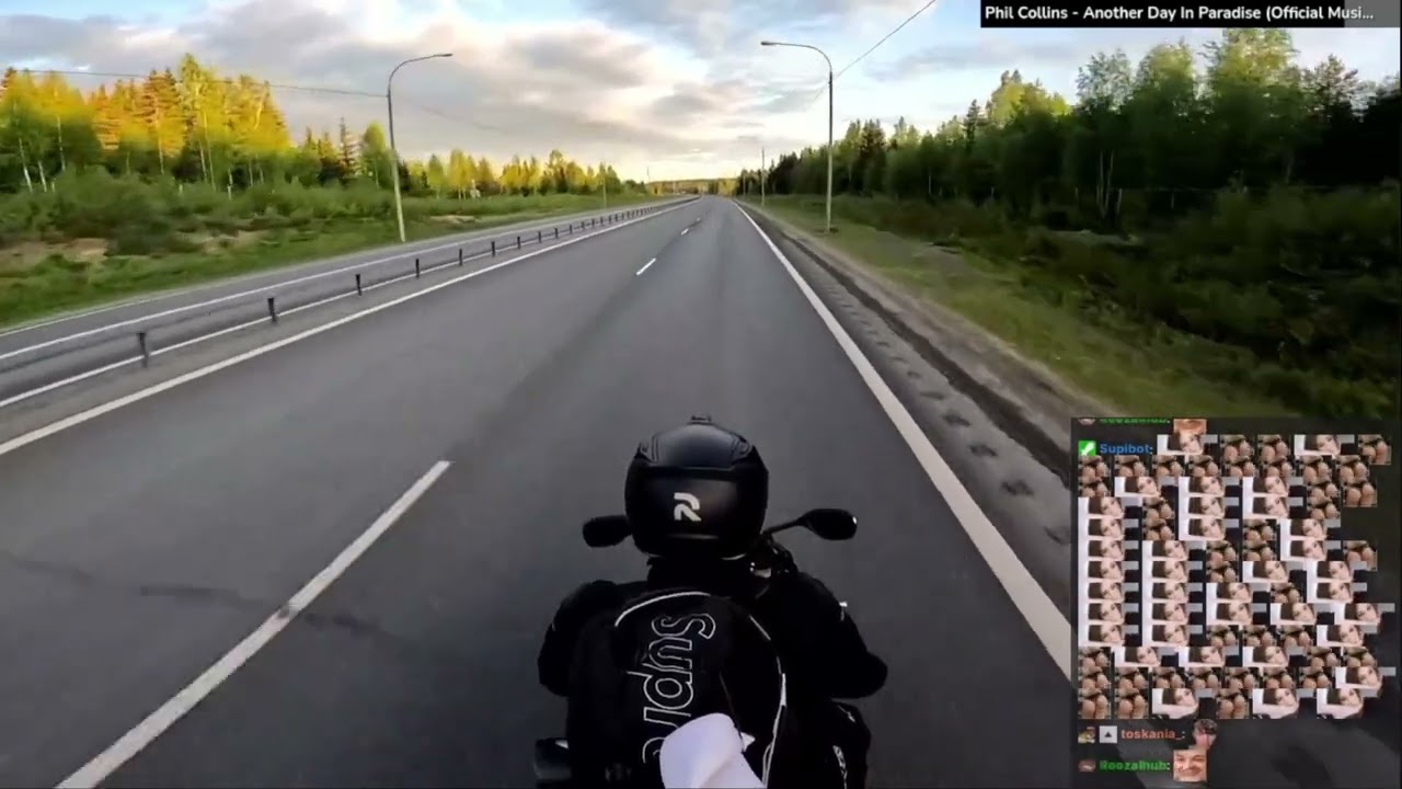 [5-27-23] Velcuz - 3RD PERSON CAM 330KM MOTORCYCLE ROADTRIP TO HELSINKI ( vod deleted )