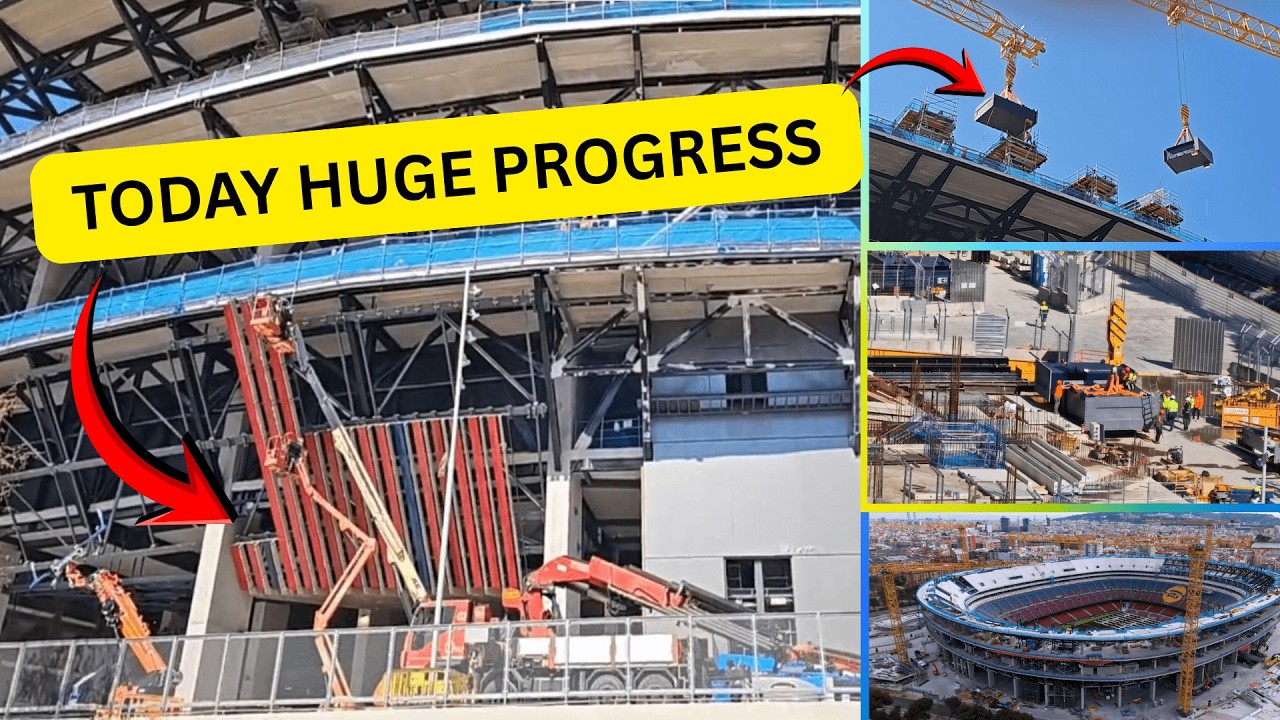 Camp Nou INSANE Transformation! 😱 Facade Finally Comes to Life | March 2026