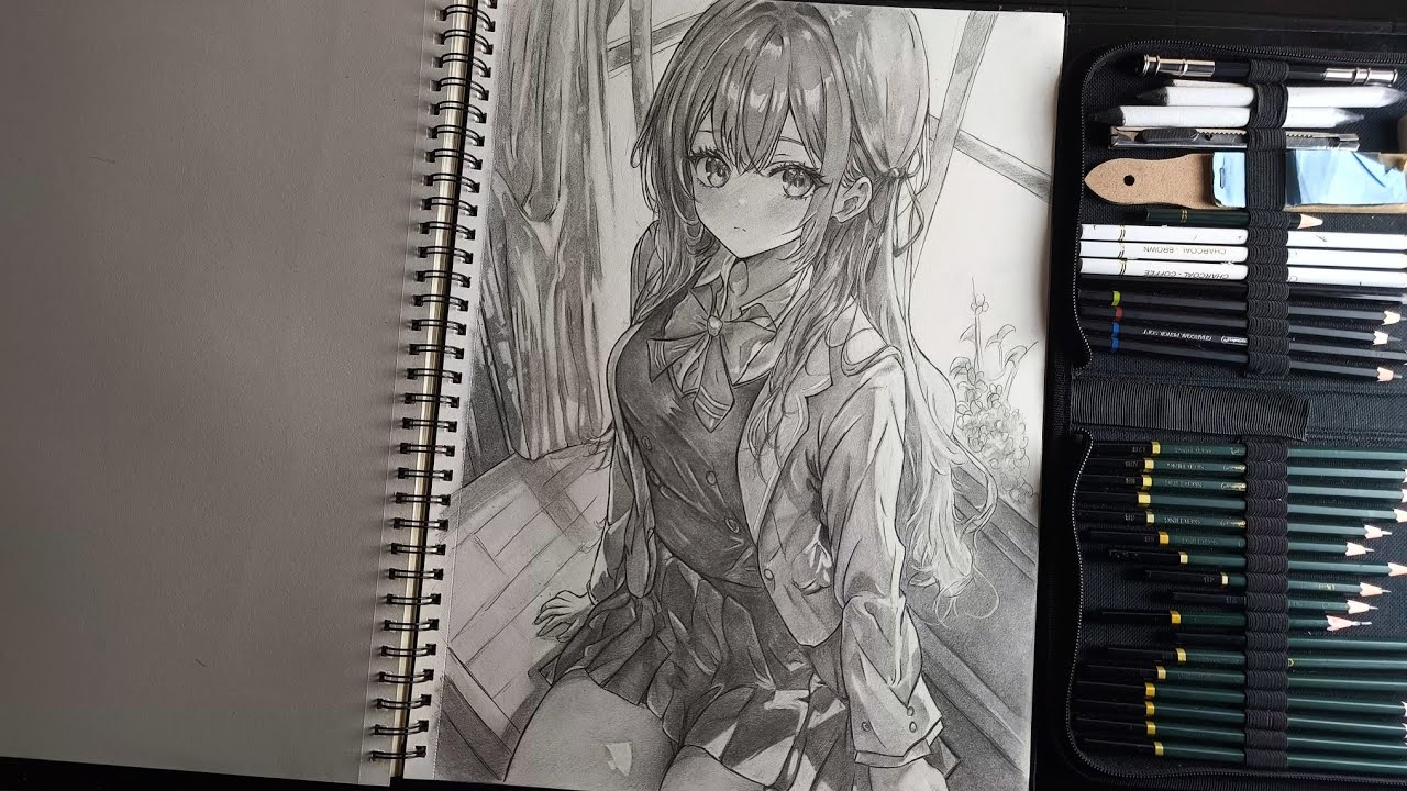 Alya Drawing / Step By Step / Alya Drawing Full Body / Anime Drawing Girl